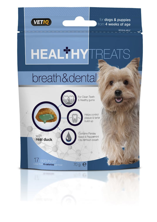 Vet IQ Healthy Treats - Breath and Dental 70g