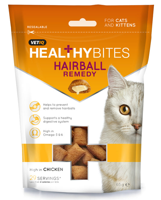 Vet IQ Healthy Bites - Hairball Remedy 65g