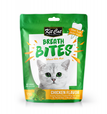Load image into Gallery viewer, Kit Cat Breath Bites Cat Treats 60G
