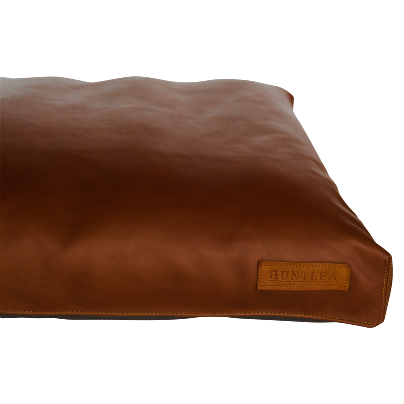 Load image into Gallery viewer, Huntlea Leather Luxury Napper Matlow Dog Bed
