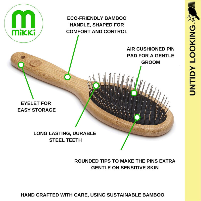 Load image into Gallery viewer, Mikki Bamboo Ball Pin Brush
