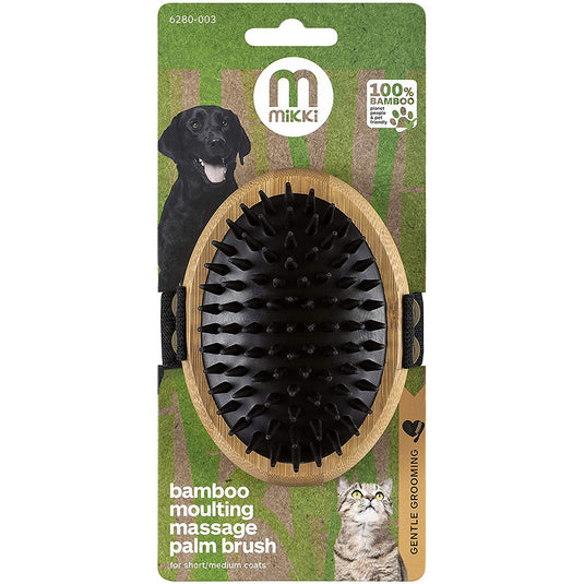 Mikki Bamboo Palm Brush-Moulting Massage