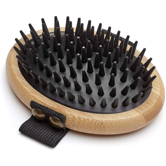 Mikki Bamboo Palm Brush-Moulting Massage