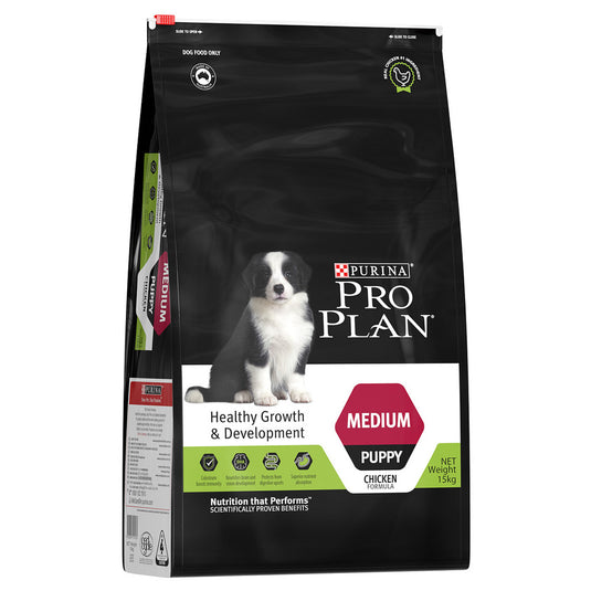 Purina Pro Plan Puppy Healthy Growth & Development Medium Breed Dry Dog Food