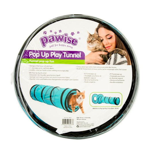 Pawise Pop-up Play Tunnel for Cats