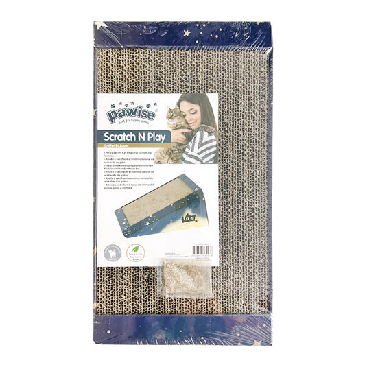 Scratch Nplay Ramp Pawise Scratch N Play with Catnip – JustforPets