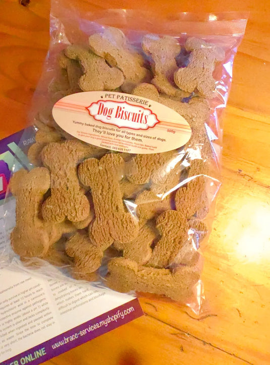 Pet Patissarie Large Biscuits - Bone Shape 500G
