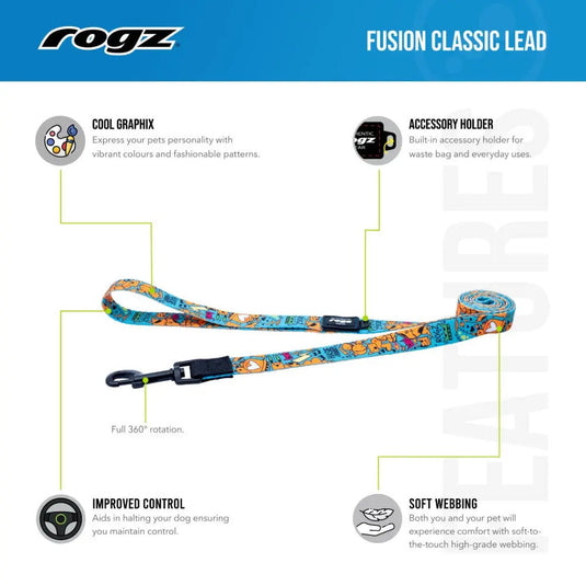 Rogz Fusion Classic Dog Lead