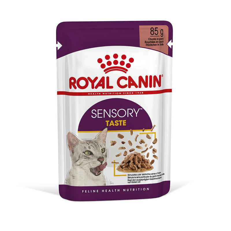 Load image into Gallery viewer, Royal Canin Sensory Taste in Gravy Cat Pouches
