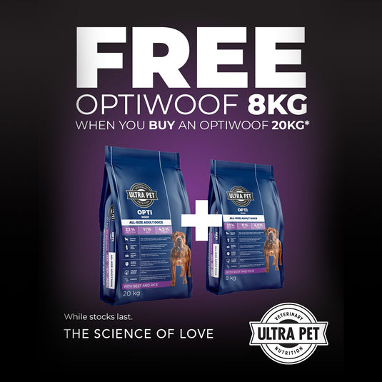 Ultra Pet Optiwoof Adult Beef & Rice Dry Dog Food