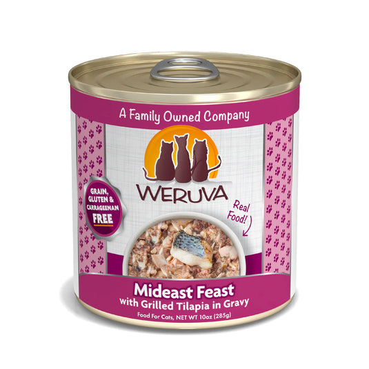 Weruva Mideast Feast with Grilled Tilapia in Gravy