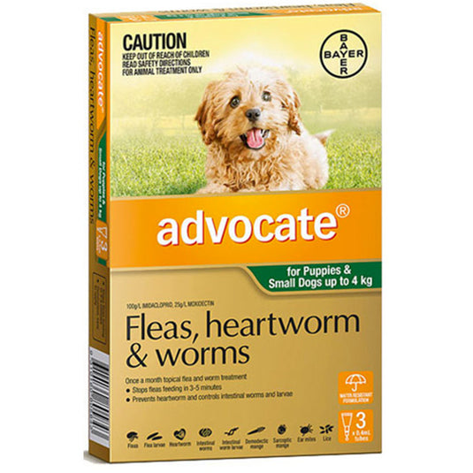 Advocate for Dogs: Flea, Heartworm & Worm Treatment [Sold per Treatment]