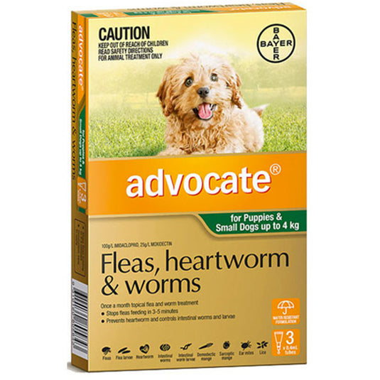 Advocate for Dogs: Flea, Heartworm & Worm Treatment [Sold per Treatment]