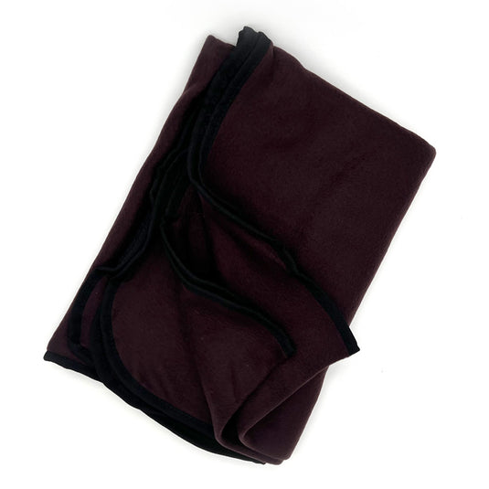 Huntlea Leather Luxury Fleece Dog Blankets: LARGE