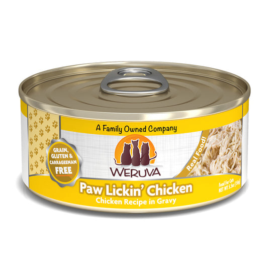 Weruva Paw Lickin’ Chicken Recipe in Gravy