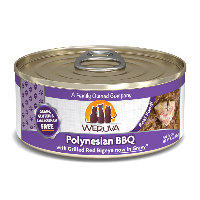 Weruva Polynesian BBQ with Grilled Red Bigeye in Gravy