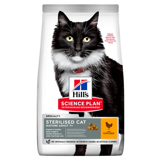 Hill's Sterilised Mature Adult Cat 7+ with Chicken