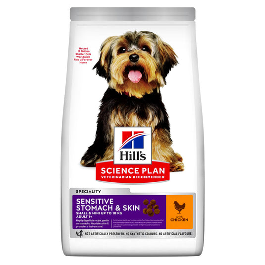 Hill's Sensitive Stomach & Skin Small / Mini Breed with Chicken