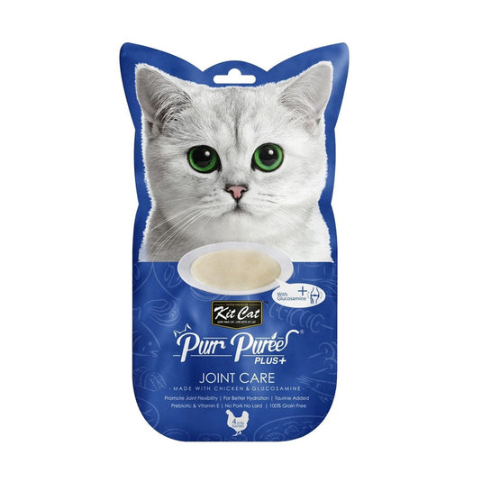 Kit Cat Purr Puree Plus Joint Care Chicken (4 x 15G)