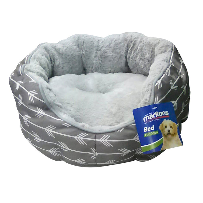 Marltons Grey Plush Bed