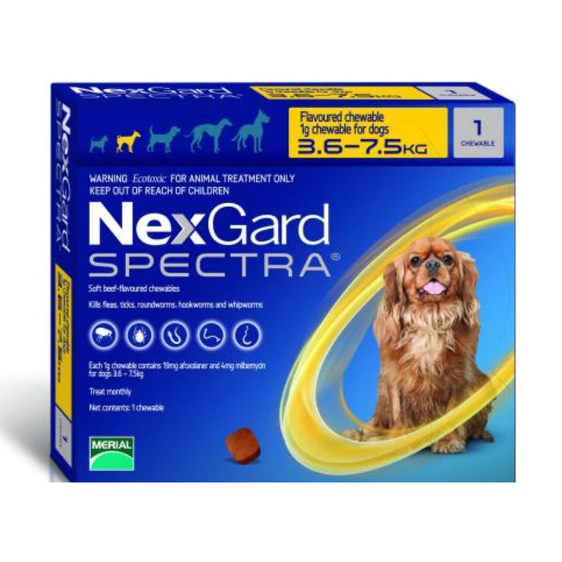 Load image into Gallery viewer, NexGard Spectra Chewable [Select as per your dog&#39;s weight] Sold per Tablet
