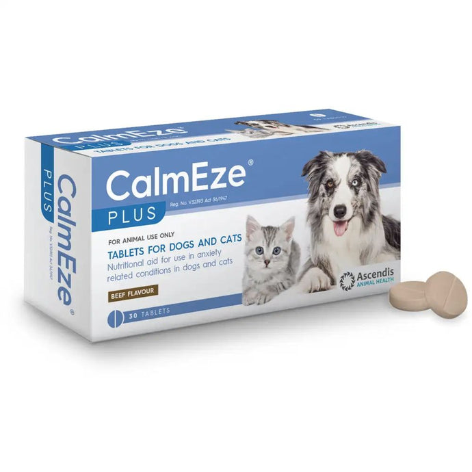 CalmEze Plus Tablets for Dogs and Cats: Beef Flavour [SOLD PER TABLET]