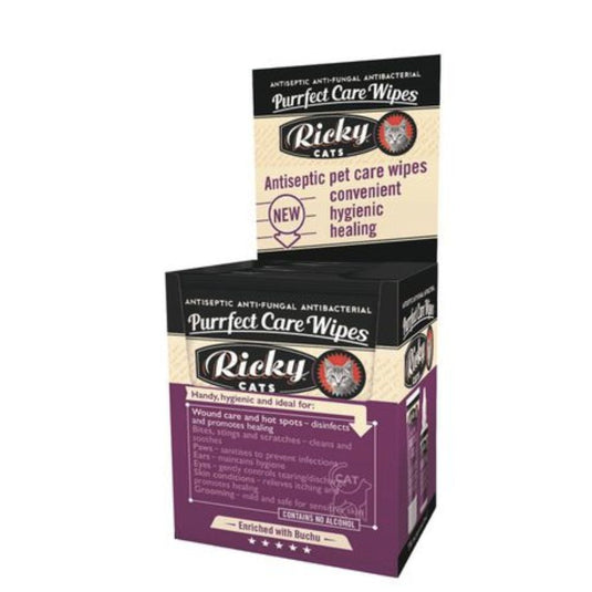 Ricky Pet Products Purrfect Care Wipes